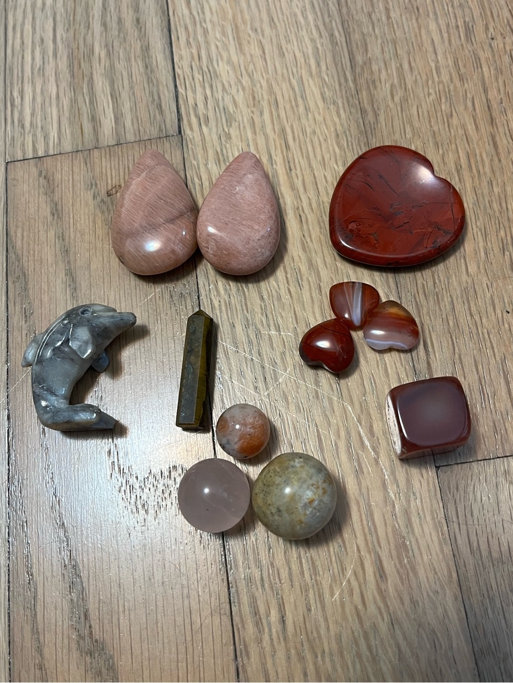 Red crystal carving bundle